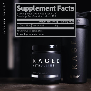 Kaged Muscle Citrulline Flavorless Powder - B01FEDJS0U
