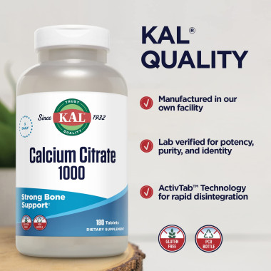 KAL Calcium Citrate - B000HNHQQ6