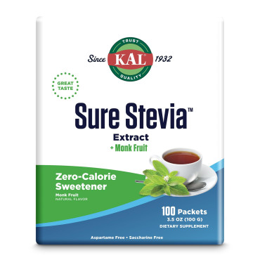 KAL Pure Stevia Plus Monk Fruit - B00028N6Z6