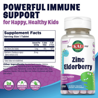 KAL Zinc Elderberry ActivMelt - B00P8U2I5C
