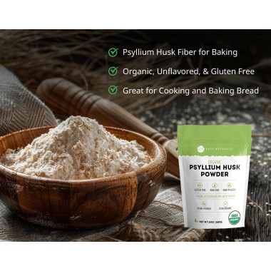 Kate Naturals Organic Psyllium Husk for Baking - B07GP1LHRG