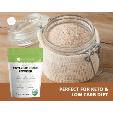 Kate Naturals Organic Psyllium Husk for Baking - B07GP1LHRG