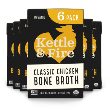 Kettle & Fire Chicken Bone Broth Soup - B01N9I8HQS