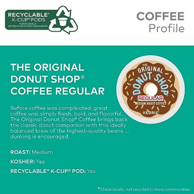 The Original Donut Shop Keurig Single-Serve K-Cup Pods - B00I08JAYG