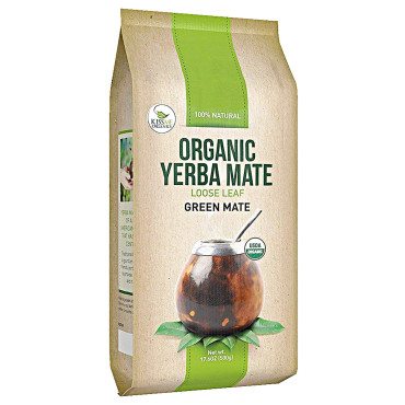 Kiss Me Organics Organic Yerba Mate Loose Leaf - B073ZKS73Y