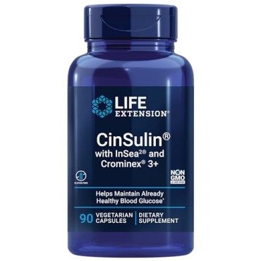 Life Extension CinSulin with InSea2 & Crominex 3+ - B004CVPWTC