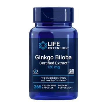 Life Extension Ginkgo Biloba Certified Extract - B000KEO85E