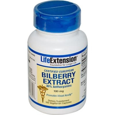 Life Extension Standardized European Bilberry Extract - B003ZJ8HUS