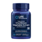 Life Extension Triple Action Cruciferous Vegetable Extract with Resveratrol - B002VRPX0W