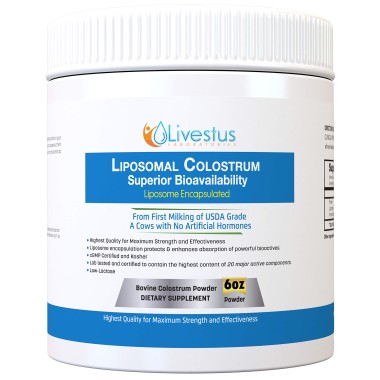 Livestus Laboratories Liposomal Colostrum Superior Bioavailability - B07MVZ3QSQ