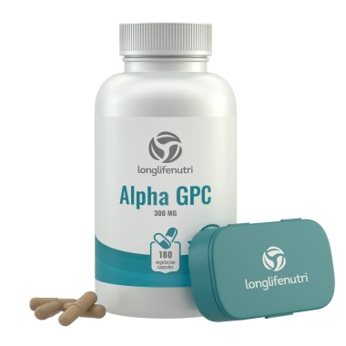 LongLifeNutri Alpha GPC Supports Memory & Brain Function - B074R75QK2