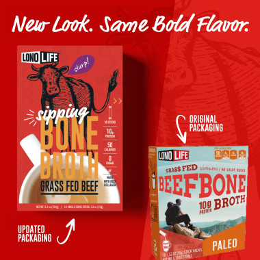 LonoLife Beef Bone Broth Powder Grass Fed - B0773V6J87