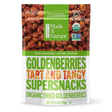 Made in Nature Organic Dried Goldenberries Tart and Tangy Supersnacks - B06XSV6TGF