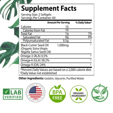 Madre Nature Organic Black Seed Oil - B077RCP5ZJ