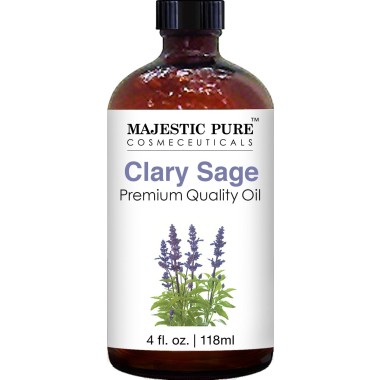 Majestic Pure Clary Sage Oil Premium Quality - B01767OTVK
