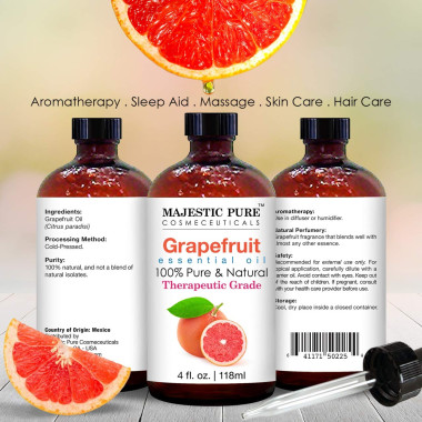 Majestic Pure Grapefruit Oil Premium Quality - B01BKALLBU