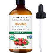 Majestic Pure 100% Natural & Pure Cold Pressed Rosehip - B00QR7FTLU