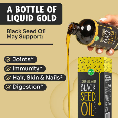 Maju Superfoods Black Seed Oil Cold Pressed GMO Free - B0797GC3N1