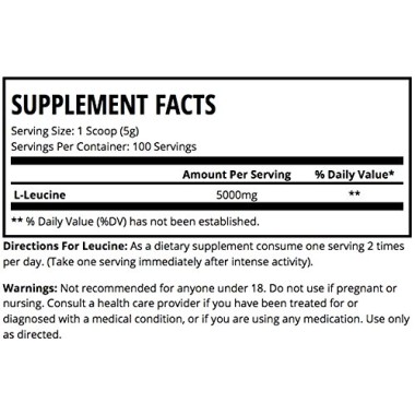 Man Sports L-Leucine Build Lean Muscle - B01N6BZYSJ