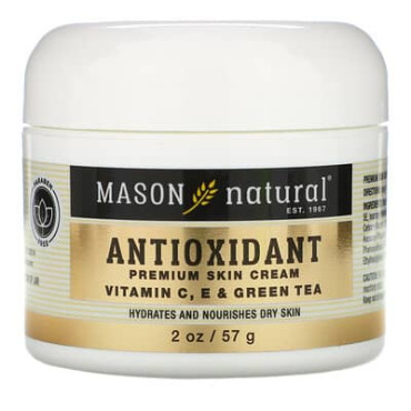 Mason Natural Antioxidant Beauty Cream with Vitamin C, E and Green Tea - 