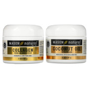 Mason Natural Coconut Oil Beauty Cream + Collagen Beauty Cream - B07953NQ6L
