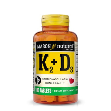 Mason Natural Vitamin K2 Plus Vitamin D3 - B00761Q6DQ