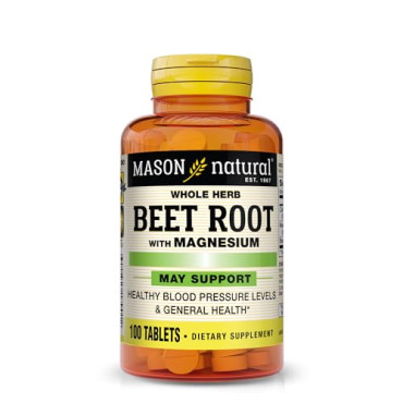 Mason Natural Whole Herb Beet Root with Magnesium - B07QN1D33Y
