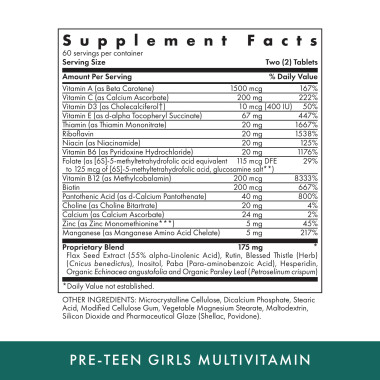 Michael's Naturopathic Pre-Teen Girls Daily Multi Vitamin - B0009S9H1Q