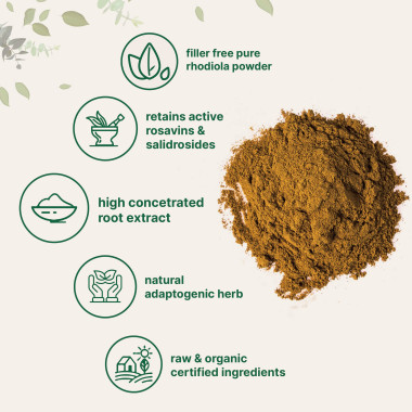 Micro Ingredients Pure Organic Rhodiola Rosea Powder - B01DPW5LN0