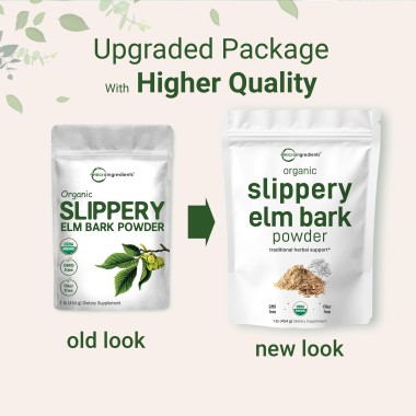 Micro Ingredients Slippery Elm US Grown Organic - B075VFCQBC