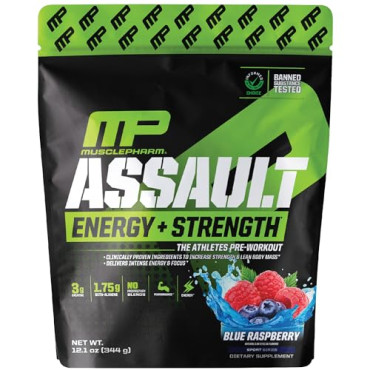 MusclePharm Assault Energy + Strength Pre-Workout - B01HHWIPZA