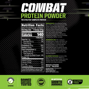 MusclePharm Combat Protein Powder - B003BVI5FW