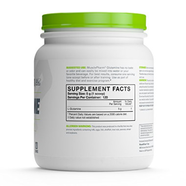 MusclePharm Glutamine Essentials - B07B6LH27X