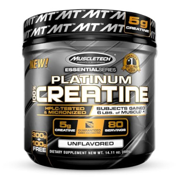 Muscletech Essential Series Platinum 100% Creatine - B00IUHNCIW