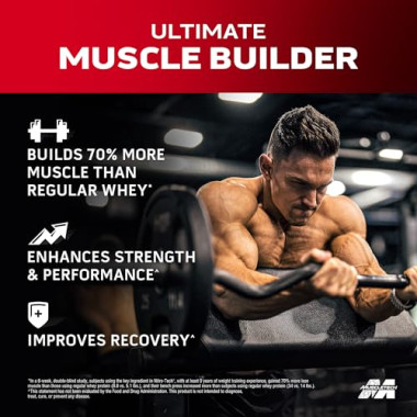 Muscletech Nitro Tech Whey Isolate + Lean Muscle - B008IH1EU2