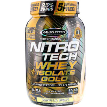 Muscletech Nitro Tech Whey Plus Isolate Gold - B072QZV6NJ