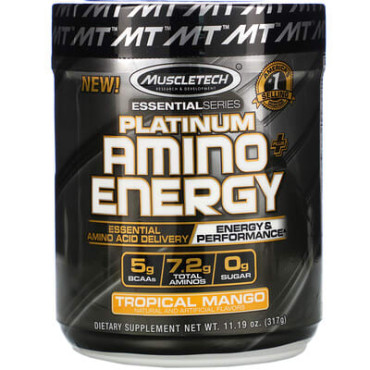 Muscletech Platinum Amino Plus Energy - B079T4586V