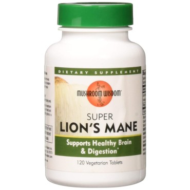 Mushroom Wisdom Super Lion's Mane - B000158GW8