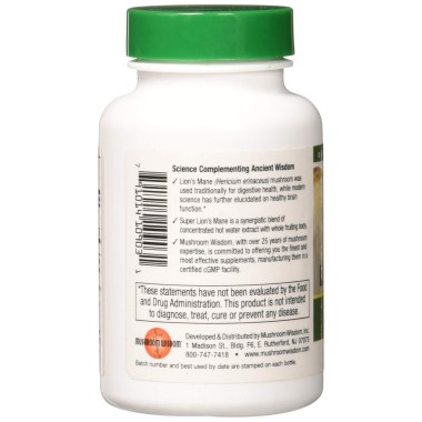 Mushroom Wisdom Super Lion's Mane - B000158GW8