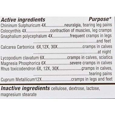 NatraBio Leg Cramps with Quinine Sulfate - B00E6QHP1G