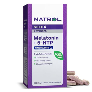 Natrol Melatonin + 5-HTP Advanced Sleep - B06X3ZV29B