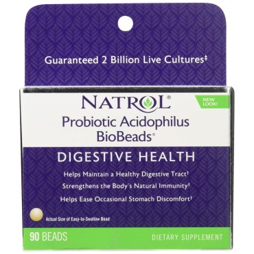 Natrol Probiotic Acidophilus BioBeads - B005P0UJGU