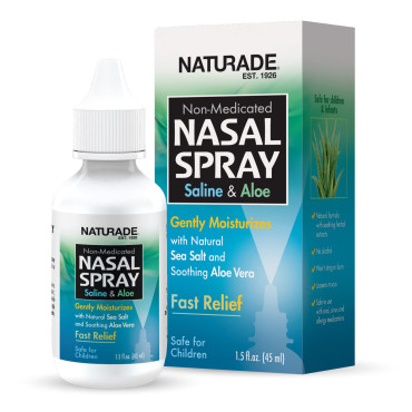 Naturade Nasal Spray Saline & Aloe - B00BOMJGZS