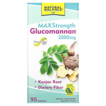 Natural Balance Glucomannan Maximum Strength - B00YVSS7VG