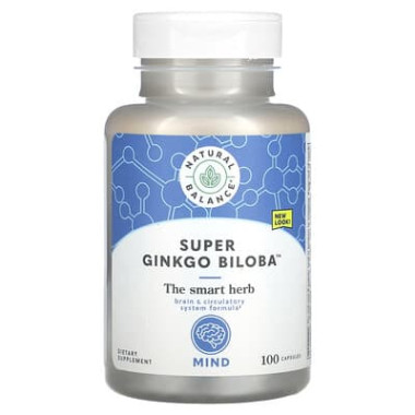 Natural Balance Super Ginkgo Biloba + Gotu Kola - B07JHXBCG8