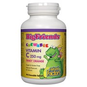 Natural Factors Big Friends Chewable Vitamin C Tangy Orange - B000Z94HCI