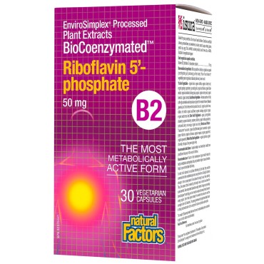 Natural Factors BioCoenzymated B2 Riboflavin 5'-Phosphate - B075TK6NRR