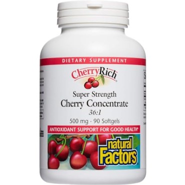 Natural Factors CherryRich Super Strength Cherry Concentrate - B007NS70L4