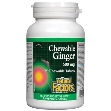 Natural Factors Chewable Ginger - B01M9GEYT0