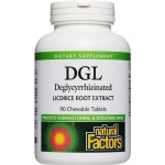 Natural Factors DGL Deglycyrrhizinated Licorice Root Extract